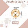 BENECREAT Brass Bead Cone KK-BC0013-40B-2