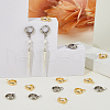 DICOSMETIC 201 Stainless Steel Huggie Hoop Earring Findings FIND-DC0006-43B-6