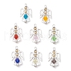 Alloy Glass Pendants PALLOY-JF03850-02-1