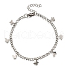 304 Stainless Steel Butterfly Bracelets BJEW-R021-06P-4