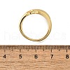 Dolphin Brass Cuff Rings for Women RJEW-Z085-01G-02-5