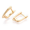 Brass Hoop Earring Findings KK-N267-23A-G-2