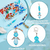 Glass Pendant Decorations HJEW-GO00026-3