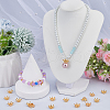SUNNYCLUE 100Pcs Tibetan Style Alloy Bead Caps FIND-SC0009-85G-4