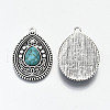 Tibetan Style Alloy Pendants PALLOY-N155-44-NR-2