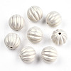 Spray Painted Acrylic Beads X-MACR-T037-04A-1