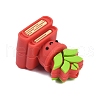 3D Three-Dimensional Leaf Silicone Beads SIL-V002-10C-2