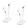 Acrylic Sword Katana Holder Stands ODIS-WH0030-120-2