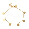 304 Stainless Steel Cable Chain Bracelets for Women BJEW-A036-25G-2
