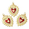 Rack Plating Brass Pendants X-KK-C030-05G-3