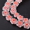 Handmade Millefiori Glass Bead Strands LAMP-J035-10mm-54-4