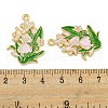 Alloy Enamel Pendants FIND-Z049-01G-C-3