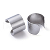 Unisex 304 Stainless Steel Cuff Earrings EJEW-P135-03B-2