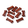 Natural Red Jasper Dog Bone Shape Sculptures DJEW-G033-01A-01-1