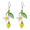 Handmade Glass Seed Beaded Dangle Earrings EJEW-MZ00477-2