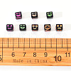 Craft Black Acrylic Beads MACR-YW0001-11-6