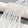 Imitation Jade Electroplate Glass Beads Strands EGLA-A039-J6mm-A05-4