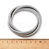 304 Stainless Steel Stretch Bracelets BJEW-A031-01B-P-3