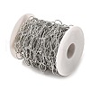 304 Stainless Steel Oval Link Chains CHS-C018-01B-P-2