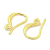 Brass Earring Hooks KK-L075-008G-2