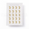 Vacuum Plating 304 Stainless Steel Tiny Leafy Branch Stud Earrings for Women EJEW-P212-11G-3