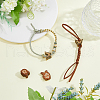 Outdoor EDC Tool Brass Parachute Rope European Beads FIND-WH0427-41C-6