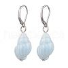 Porcelain Leverback Earrings EJEW-JE06305-1