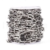 Tarnish Resistant 304 Stainless Steel Paperclip Chains CHS-L022-05P-3