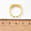 Brass Micro Pave Cubic Zirconia Cuff Rings for Women RJEW-H247-16G-01-5