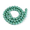 Electroplate Opaque Glass Beads Strands GLAA-T032-P8mm-AB12A-2