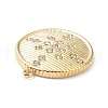 Ion Plating(IP) 304 Stainless Steel Pendants STAS-O150-06G-3