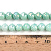 Electroplate Glass Beads Strands GLAA-N010-8mm-03-4