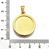 304 Stainless Steel Pendants STAS-B086-09F-G-3