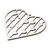 Non-Tarnish 201 Stainless Steel Pendants STAS-M318-13P-2