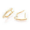 Brass Hoop Earring Findings KK-N267-23B-G-3