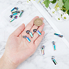 Gorgecraft 12Pcs Rectangle Zinc Alloy Replacement Zipper Sliders FIND-GF0001-51-3