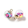 Glass Pendants FIND-Z083-01D-2
