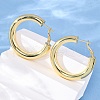 Brass Hoop Earrings EJEW-Q048-01G-3