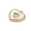 Natural White Shell Charms KK-P301-01A-G-2