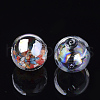 Handmade Blown Glass Globe Beads X-DH017J-1-20mm-AB-2