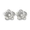 Non-Tarnish 304 Stainless Steel Bead Caps STAS-P363-06P-1