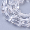 Natural Quartz Crystal Beads Strands G-P433-21-2