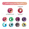  210pcs 7 colors Natural Ore Beads G-NB0002-60-3