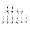 Gemstone Dangle Earrings EJEW-JE05766-1