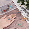 SUNNYCLUE 10Pcs MIYUKI Seed & Glass Beaded Pendants FIND-SC0009-97-3