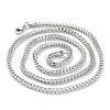 304 Stainless Steel Wheat Chain Necklaces NJEW-I245-08C-P-2