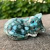 Resin Sleeping Cat Display Decoration PW-WG90471-02-1