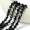 Natural Black Onyx Beads Strands G-K066-13-10mm-1