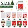  200Pcs 10 Colors Christmas Theme Plastic Bakeware Bag OPP-TA0001-04-14