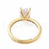 Mother's Day Rings Cubic Zirconia Adjustable Ring X-RJEW-E264-02G-2